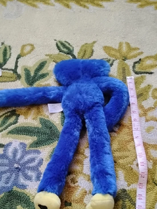 Plush Blue Monster Toy with Smiling Teeth - Cuddly Kids Plush - Picture 4 of 4